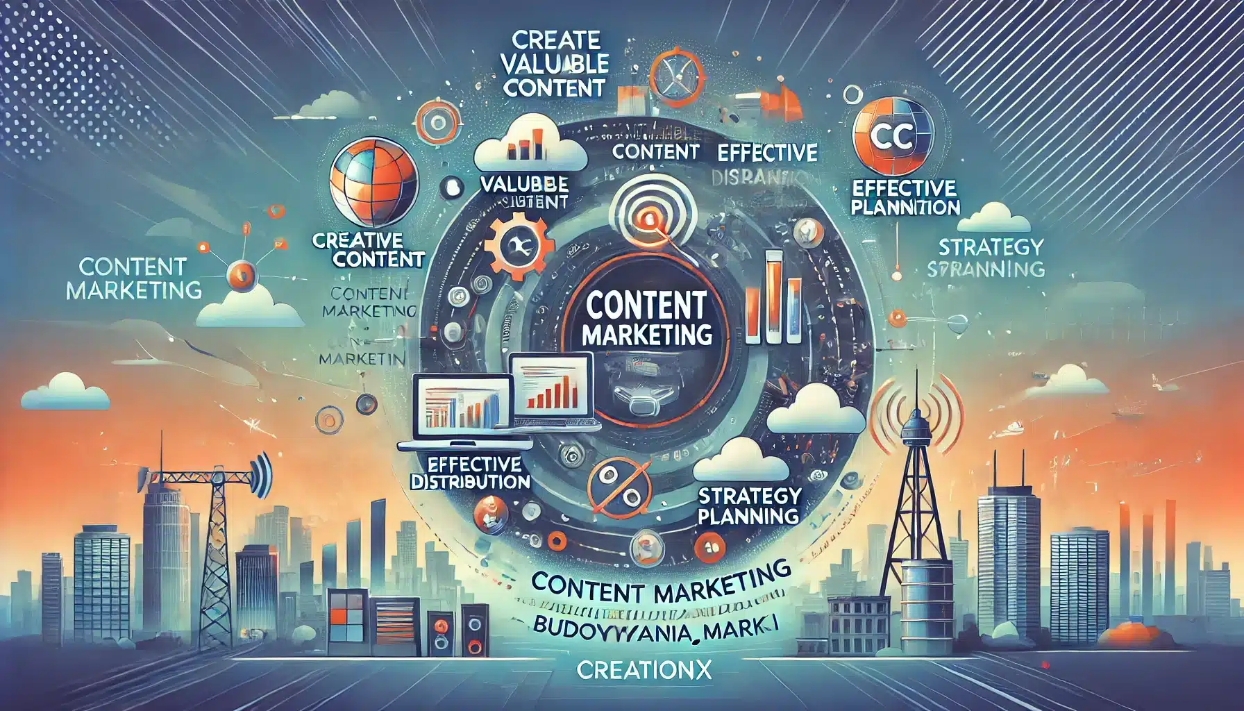 Content marketing jako narzędzie budowania autorytetu marki - przewodnik creationX