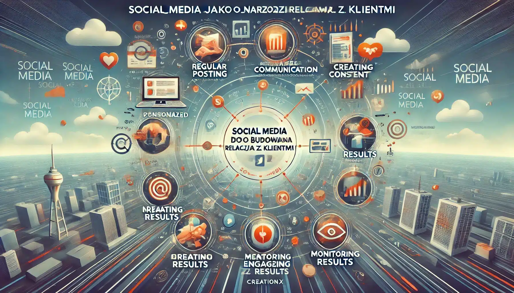 Social media jako narzędzie do budowania relacji z klientami - przewodnik creationX