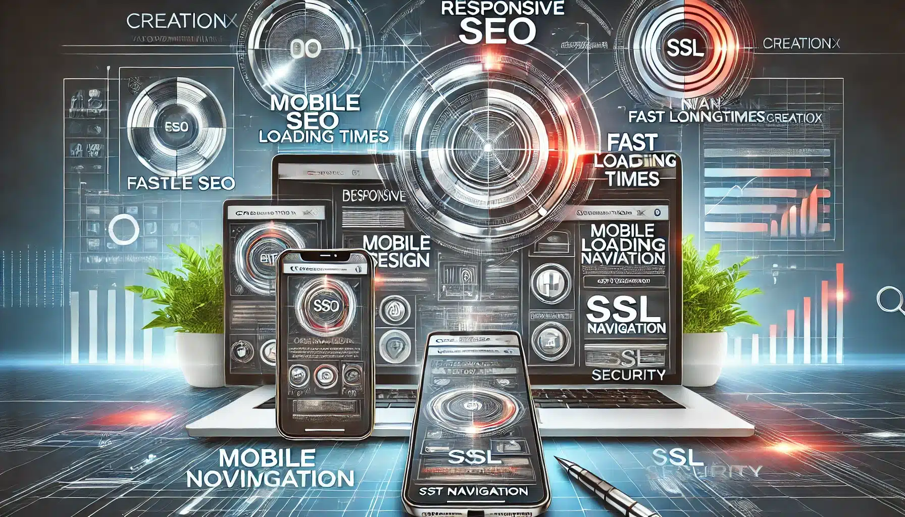 Zoptymalizowana strona internetowa dla urządzeń mobilnych - przewodnik creationX