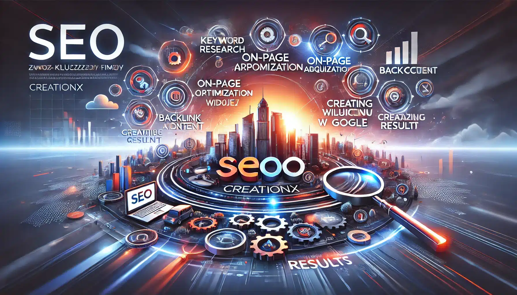 SEO jako klucz do sukcesu - zwiększ widoczność swojej firmy w Google - przewodnik creationX