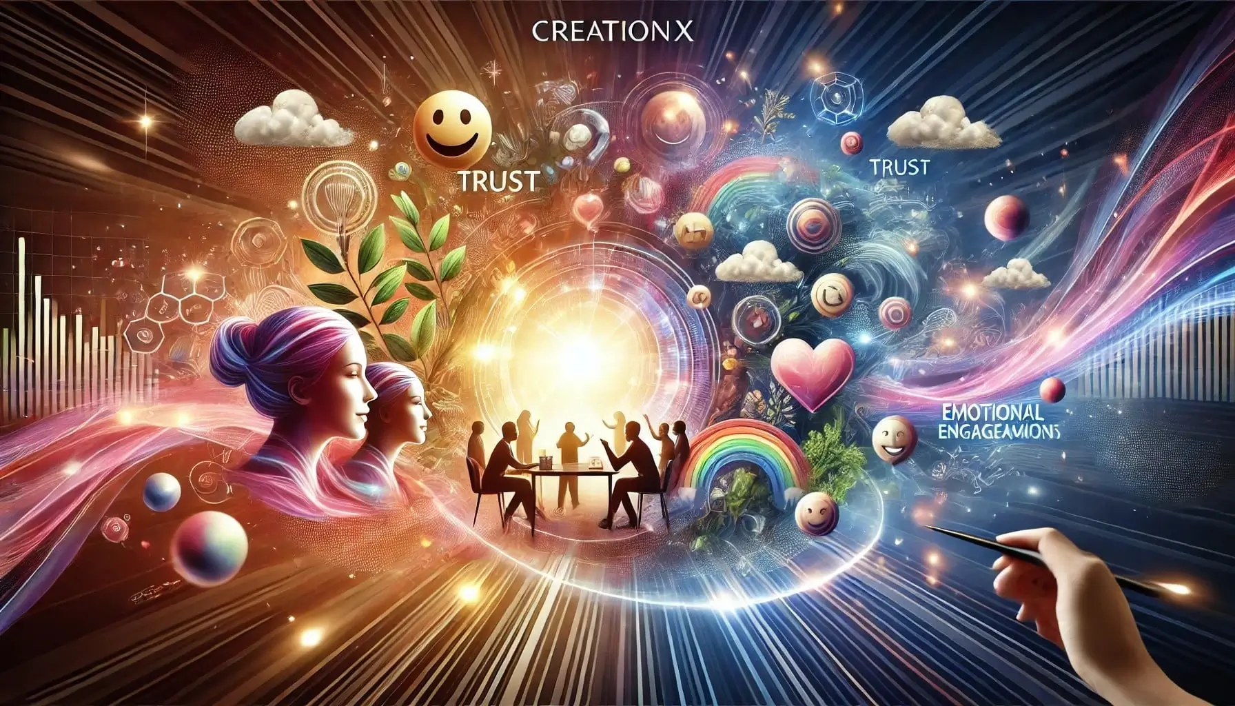 Psychologia emocji - silne połączenie marki z klientami creationX