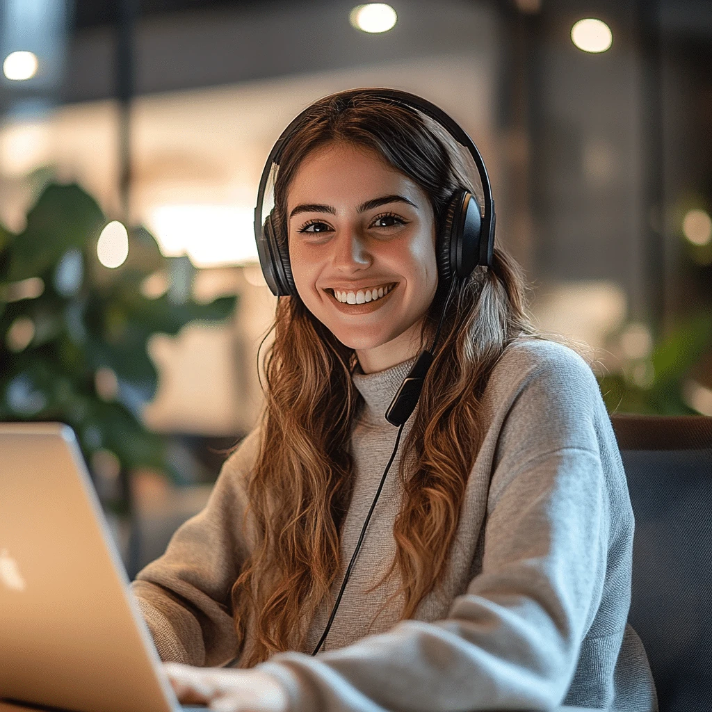 Przyjazny przedstawiciel obsługi klienta creationX gotowy do pomocy