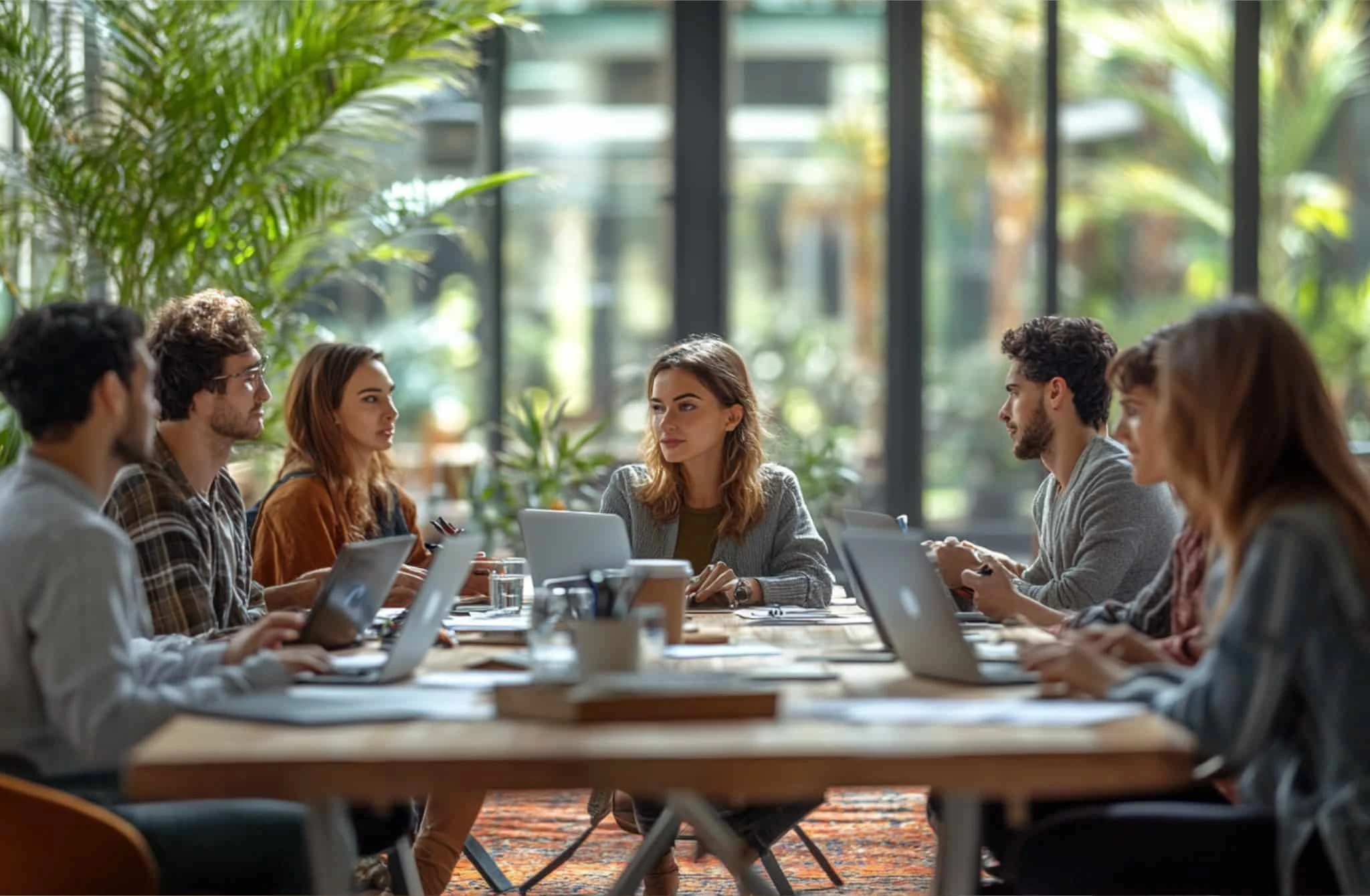 Zespół creationX podczas współpracy