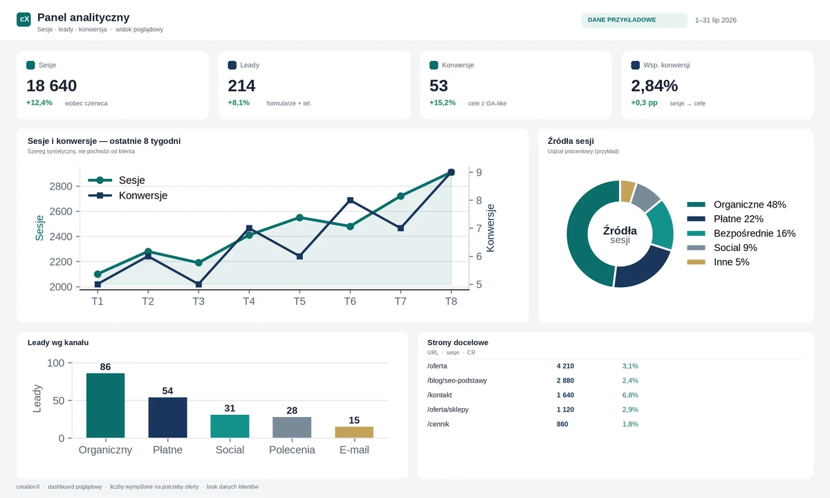 Marketing, który zbiera zapytania — creationX