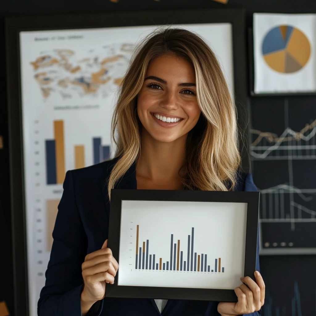 Graficzka z zespołu creationX pracująca przy komputerze nad projektami graficznymi