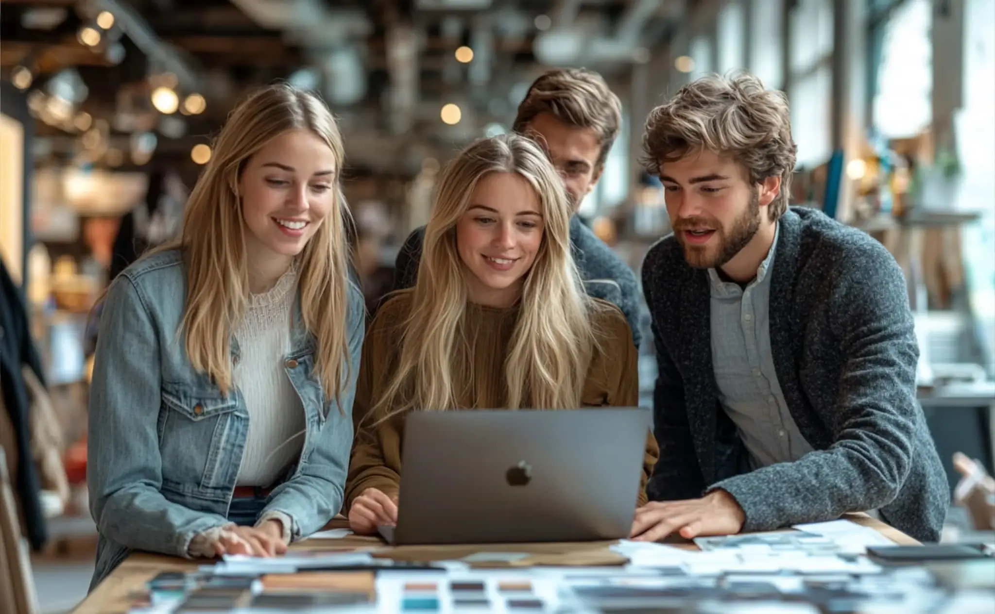 Zespół kreatywny creationX pracujący nad strategią marketingową